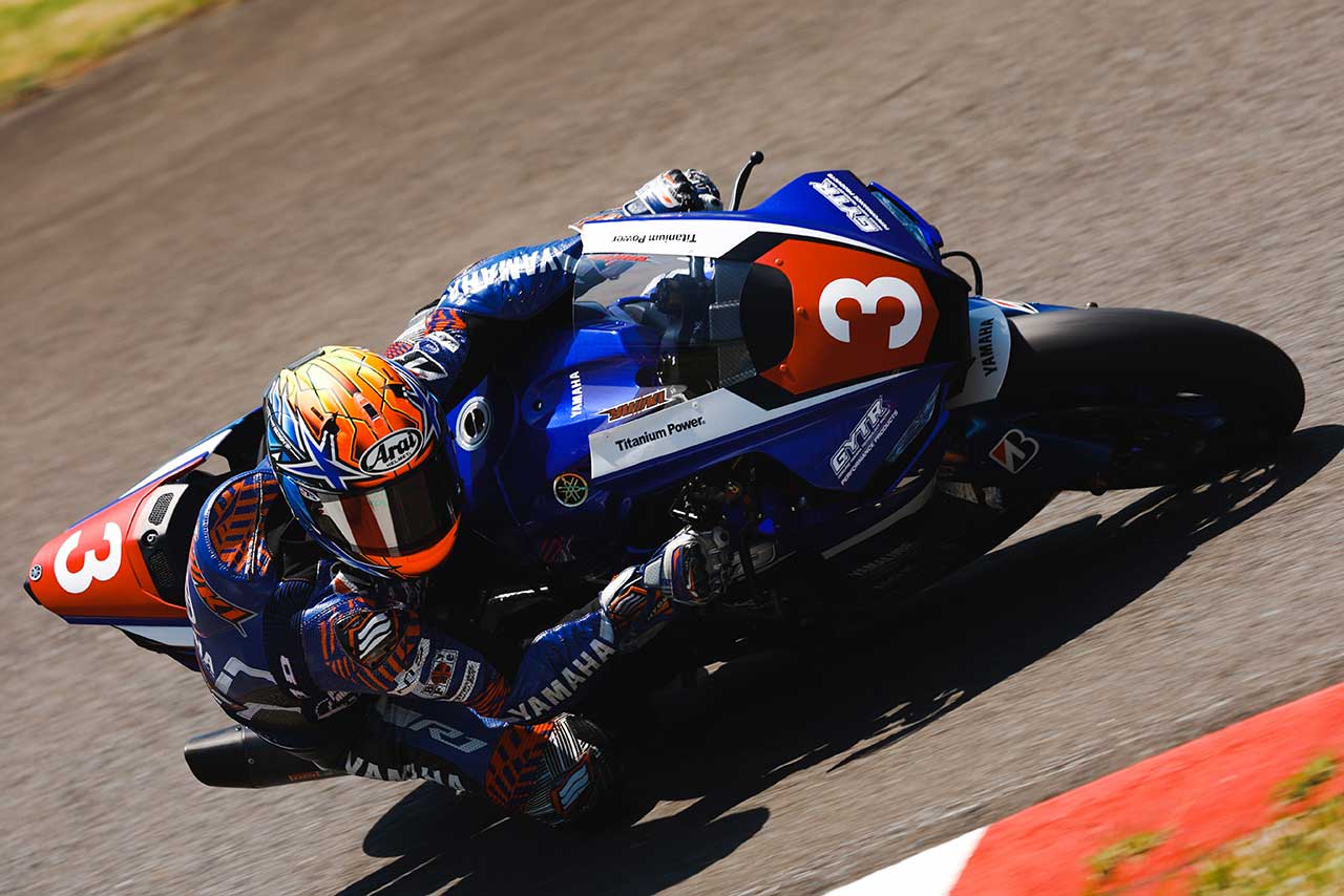 JSB1000：岡本裕生（YAMAHA FACTORY RACING TEAM）／2023全日本ロード SUGO公開テスト1日目