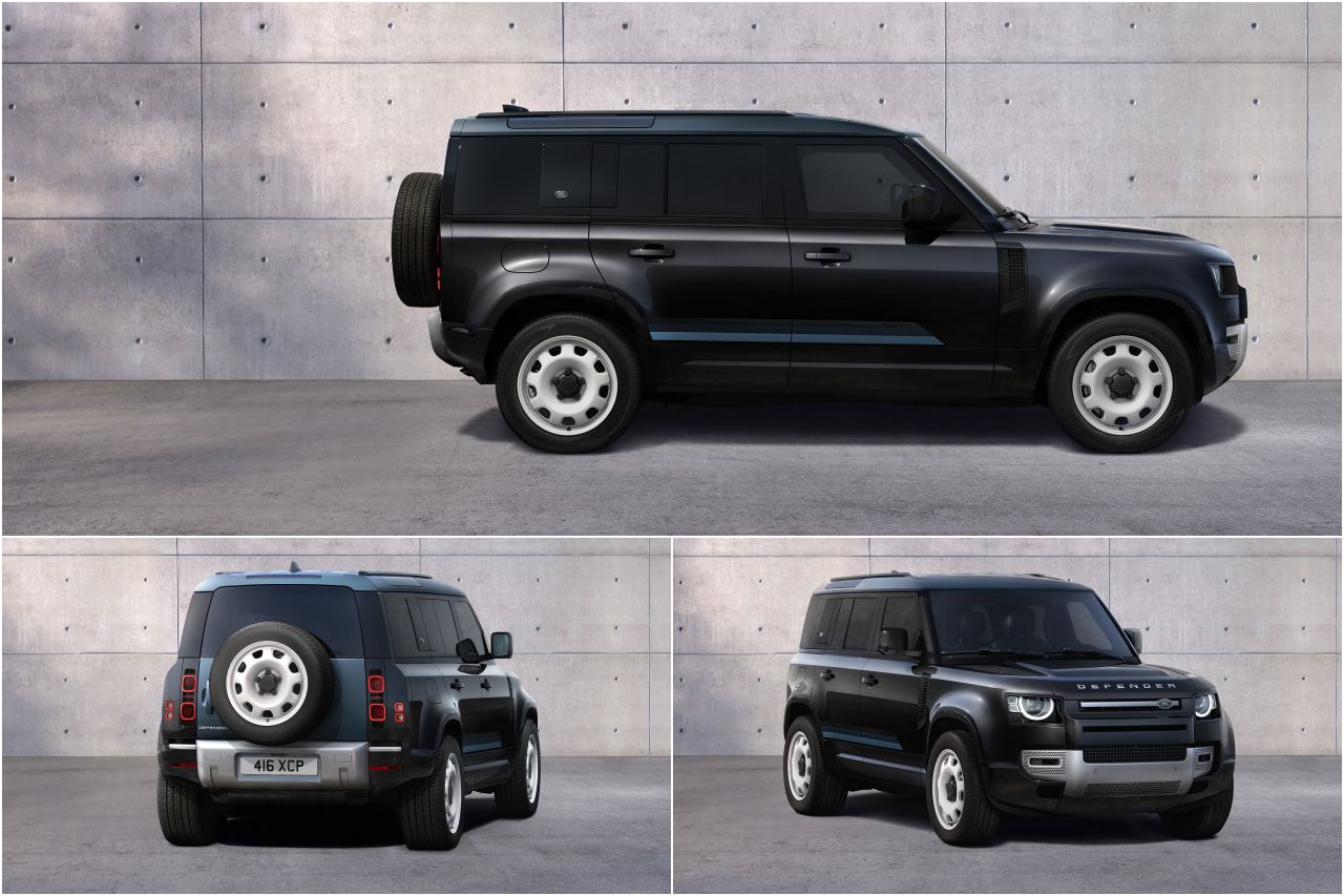 110では2.0リッター直列4気筒INGENIUM直噴ガソリンターボ搭載の"110 S"と"110 SE"にのみ、先代の『DEFENDER』の定番グレードでもあった"COUNTY"のスタイルを彷彿とさせる"COUNTY EXTERIOR PACK"も導入される