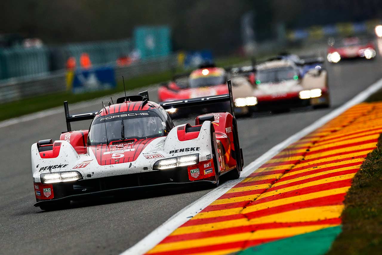 2023年WEC第3戦スパで4位フィニッシュしたポルシェ・ペンスキー・モータースポーツの5号車ポルシェ963