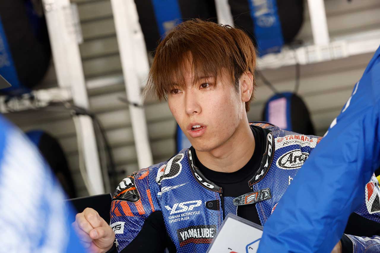 JSB1000：岡本裕生（YAMAHA FACTORY RACING TEAM）／2023全日本ロード SUGO公開テスト2日目