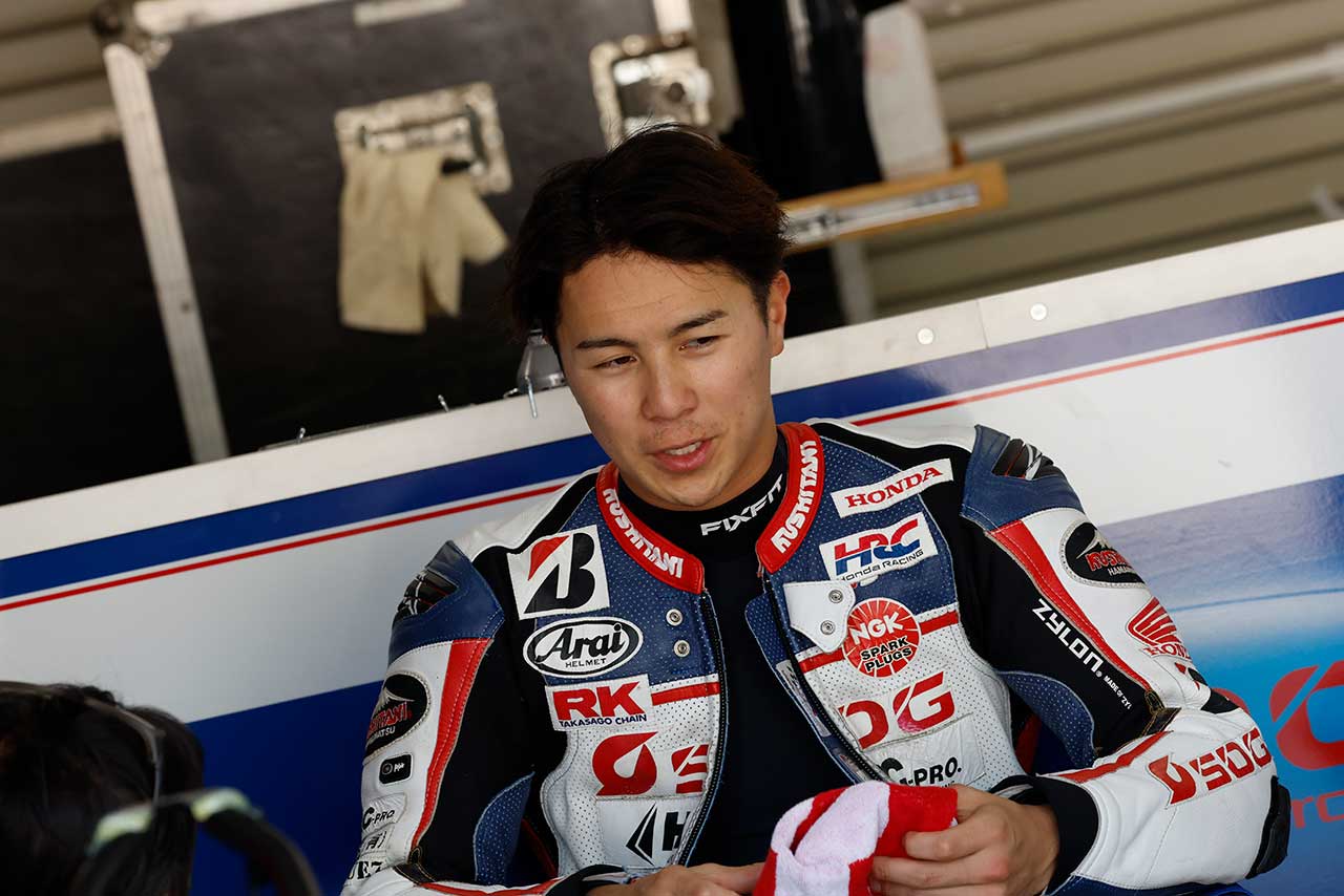 JSB1000：名越哲平（SDG Honda Racing）／2023全日本ロード SUGO公開テスト2日目