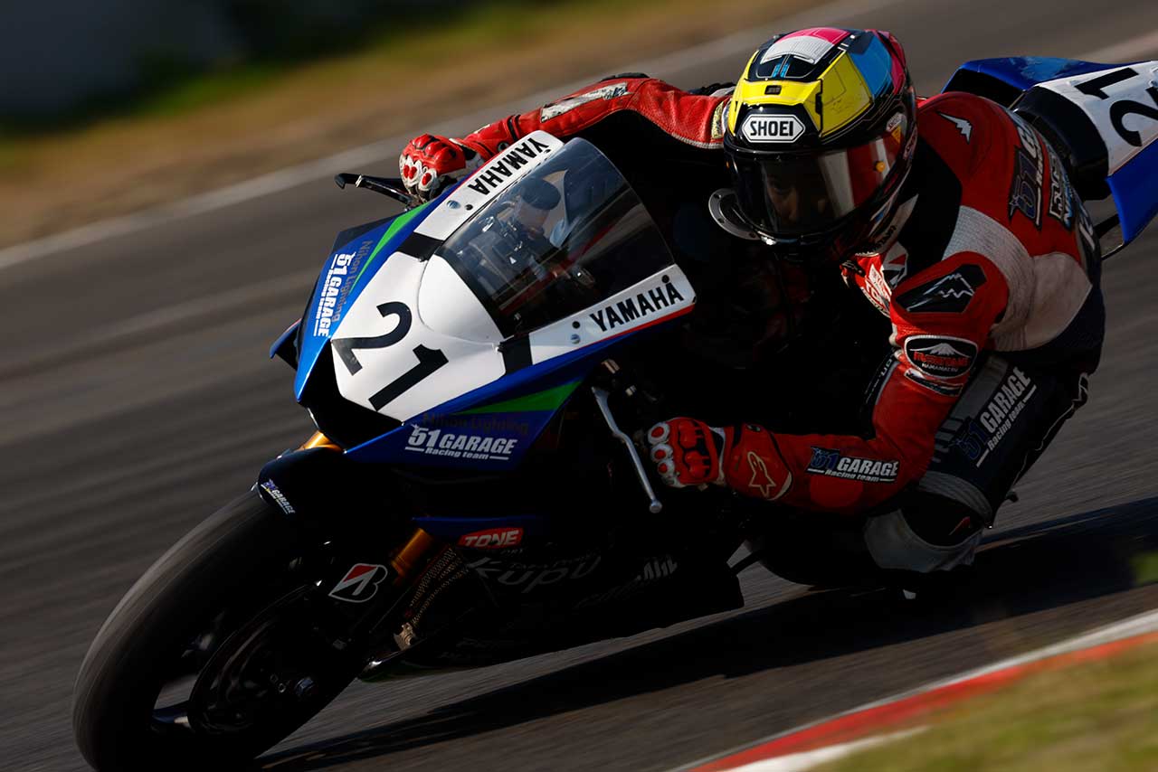 ST600：西村硝（51GARAGE kupu Racing YAMAHA）／2023全日本ロード SUGO公開テスト2日目