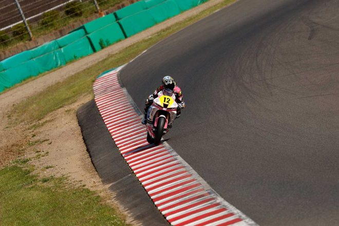 JSB1000：秋吉耕佑（MurayamaUnso.Honda.Dream.K.W）／2023全日本ロード SUGO公開テスト3日目