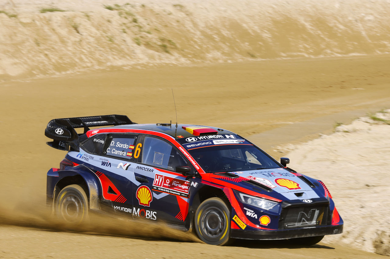 ダニ・ソルド（ヒョンデi20 Nラリー1）　2023年WRC第5戦ラリー・ポルトガル