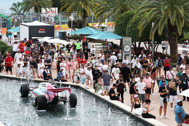 2023年F1第5戦マイアミGPは3日間で26万人が訪れた