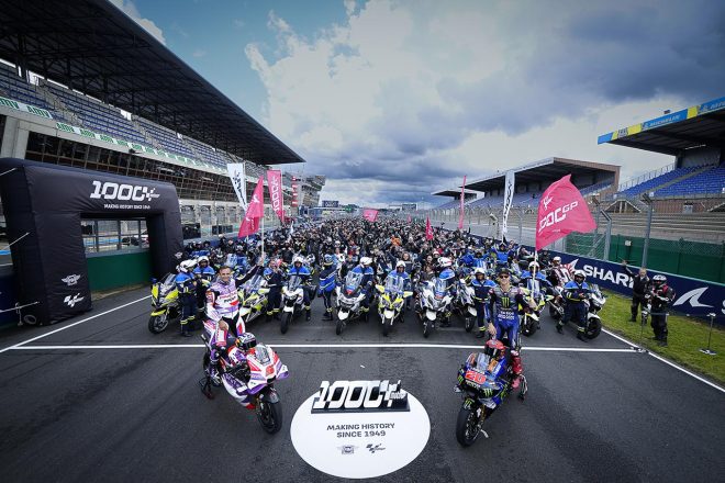 木曜日に行われたプレイベントに参加したファビオ・クアルタラロ、ヨハン・ザルコ／2023MotoGP第5戦フランスGP