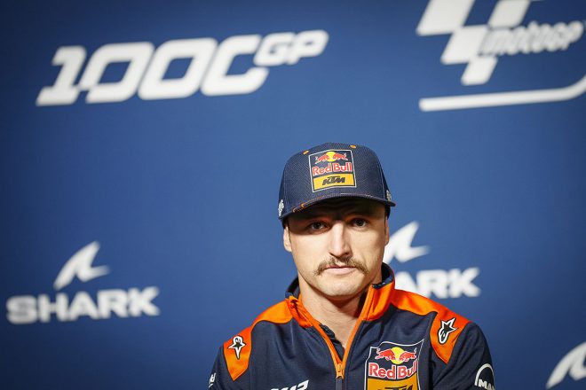 プレスカンファレンスに出席したジャック・ミラー（レッドブルKTMファクトリー・レーシング）／2023MotoGP第5戦フランスGP