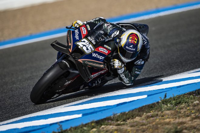 MotoGPヘレス公式テストに参加したラウル・フェルナンデス（クリプトデータRNF・MotoGPチーム）
