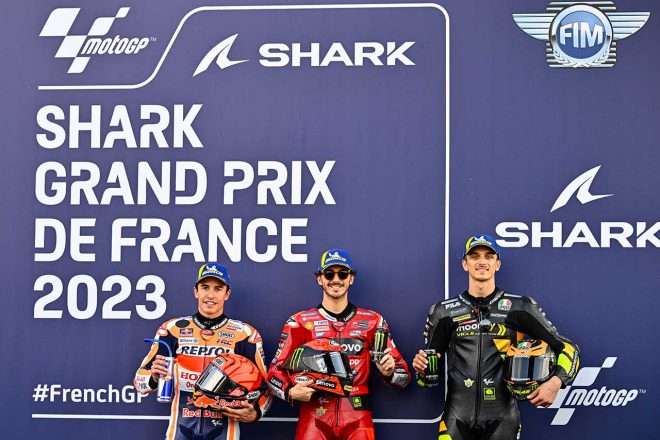 2023MotoGP第5戦フランスGP 予選トップ3