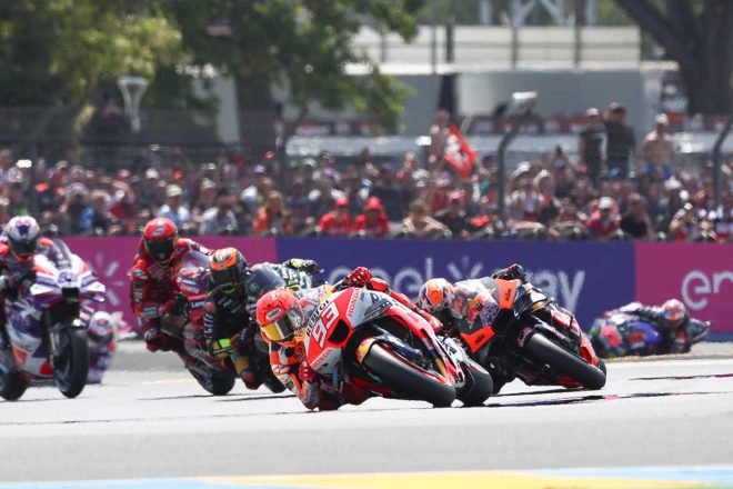 2023MotoGP第5戦フランスGP：オープニングラップの首位争い