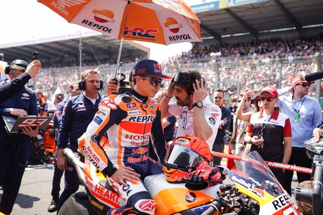 マルケスは2番グリッドから決勝レースを迎えた