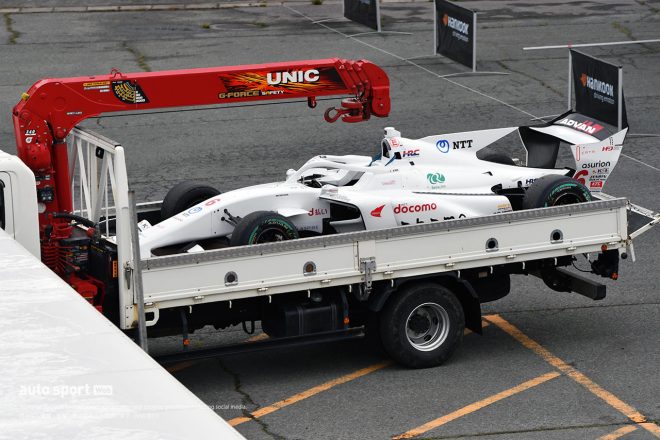 2023スーパーフォーミュラ第4戦オートポリス　土曜フリー走行でコースオフを喫した太田格之進（DOCOMO TEAM DANDELION RACING）