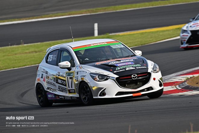 2023スーパー耐久富士公式テスト DIXCELアラゴスタNOPROデミオ