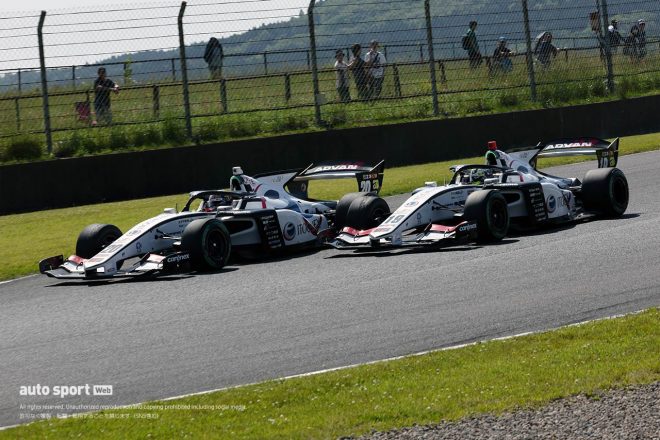 2023スーパーフォーミュラ第4戦オートポリス　関口雄飛と平川亮（ITOCHU ENEX TEAM IMPUL）