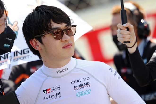 2023スーパーフォーミュラ第4戦オートポリス　阪口晴南（P.MU/CERUMO・INGING）