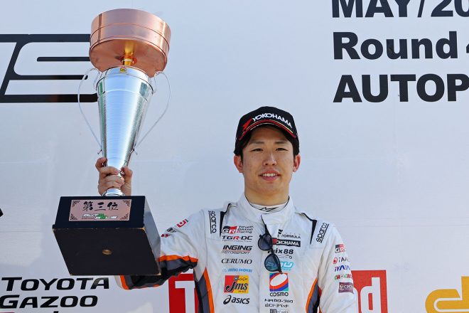 2023スーパーフォーミュラ第4戦オートポリス　坪井翔（P.MU/CERUMO・INGING）