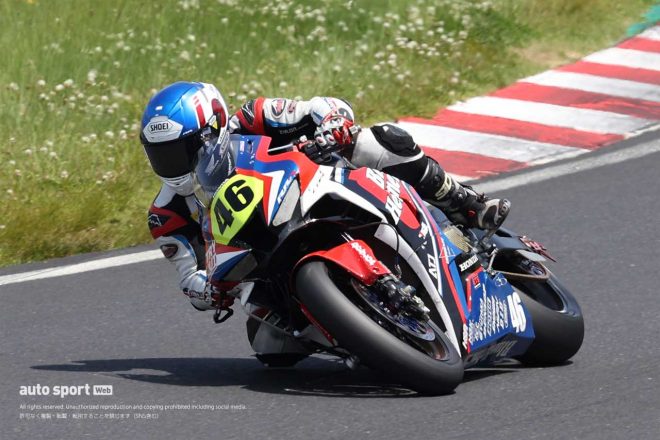 岡田寛正（HondaﾌﾞﾙｰﾍﾙﾒｯﾄMSC熊本）／2023鈴鹿サンデーロード第2戦 JSB1000 8耐トライアウト 決勝