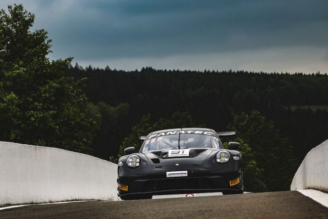 ハーバース・モータースポーツの91号車ポルシェ911 GT3 R　2023スパ24時間公式テスト