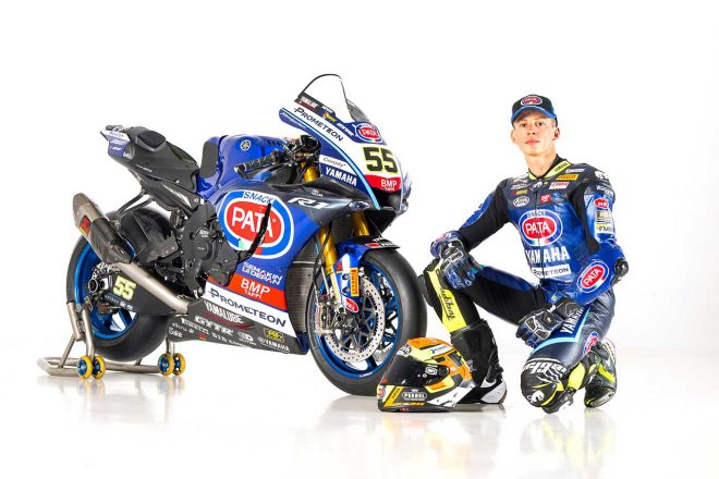 2023SBK：アンドレア・ロカテッリ（Pata Yamaha Prometeon WorldSBK）