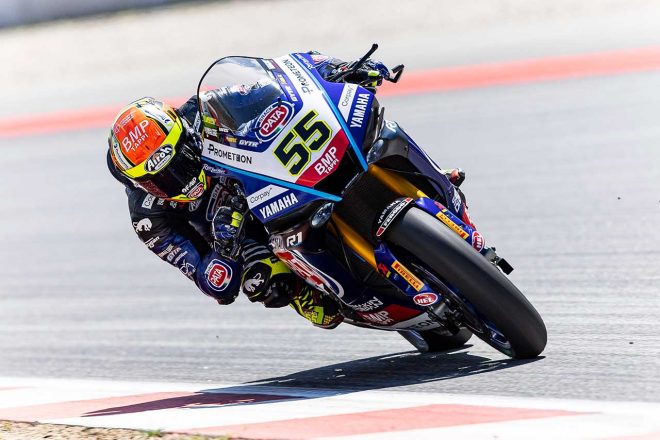 2023SBK：アンドレア・ロカテッリ（Pata Yamaha Prometeon WorldSBK）