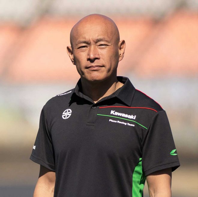 2023鈴鹿8耐：西嶋修監督（Kawasaki Plaza Racing Team）