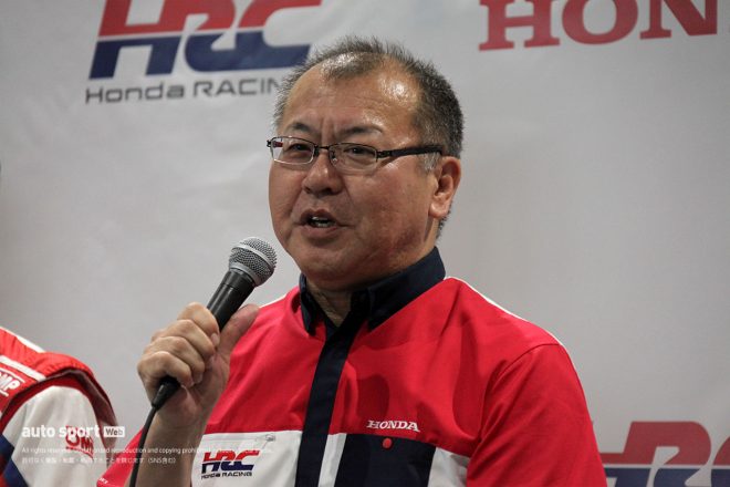 ホンダ・レーシング取締役 企画管理部 部長の長井昌也氏