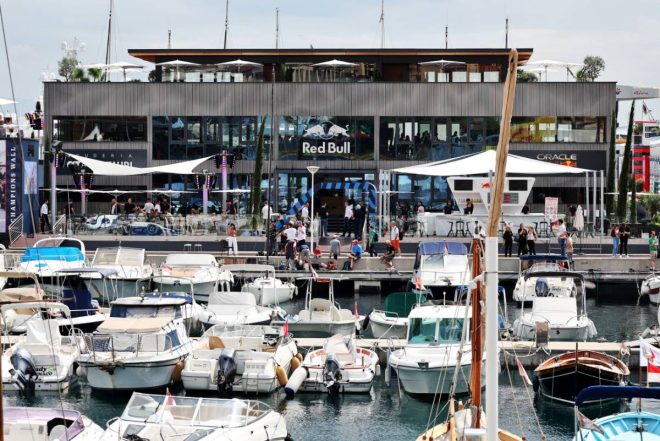 2023年F1第7戦モナコGP　レッドブルのエナジーステーション