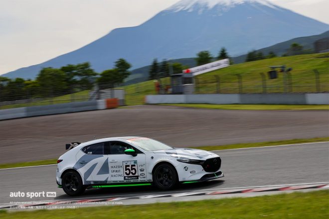 2023スーパー耐久第2戦富士 MAZDA SPIRIT RACING MAZDA3 Bio concept