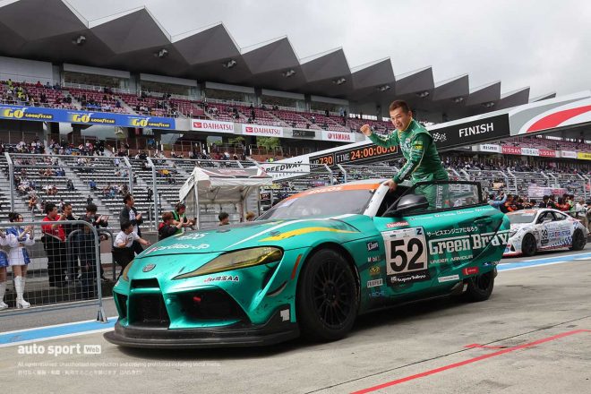 2023スーパー耐久第2戦富士 ST-Zクラスを制した埼玉トヨペット GB GR Supra GT4(山﨑学/吉田広樹/服部尚貴/川合孝汰/野中誠太)