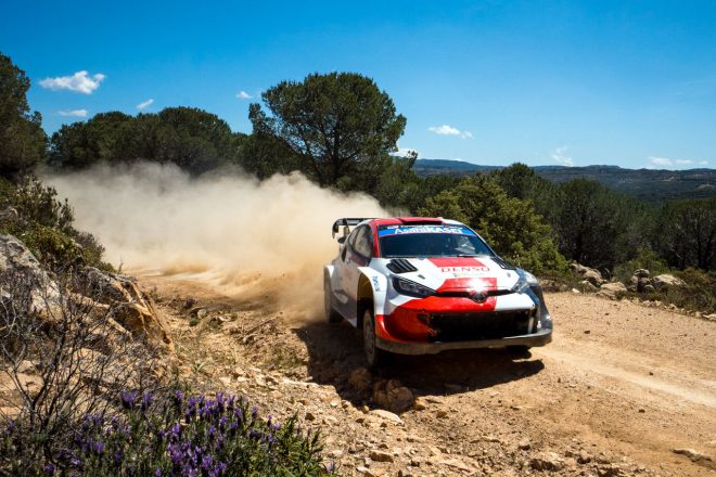プレイベントテストを行うトヨタGRヤリス・ラリー1（TOYOTA GAZOO Racing WRT）