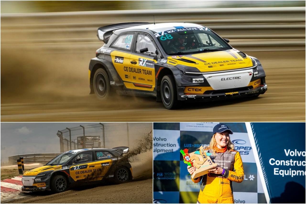 チームにサポートを提供するVolvo CE（ボルボ建設機械）のコーポレートカラーでもあるイエローとグレーは継続しつつ、フロント部にホワイトを追加すると同時にグレーの面積を拡大するスキームとした