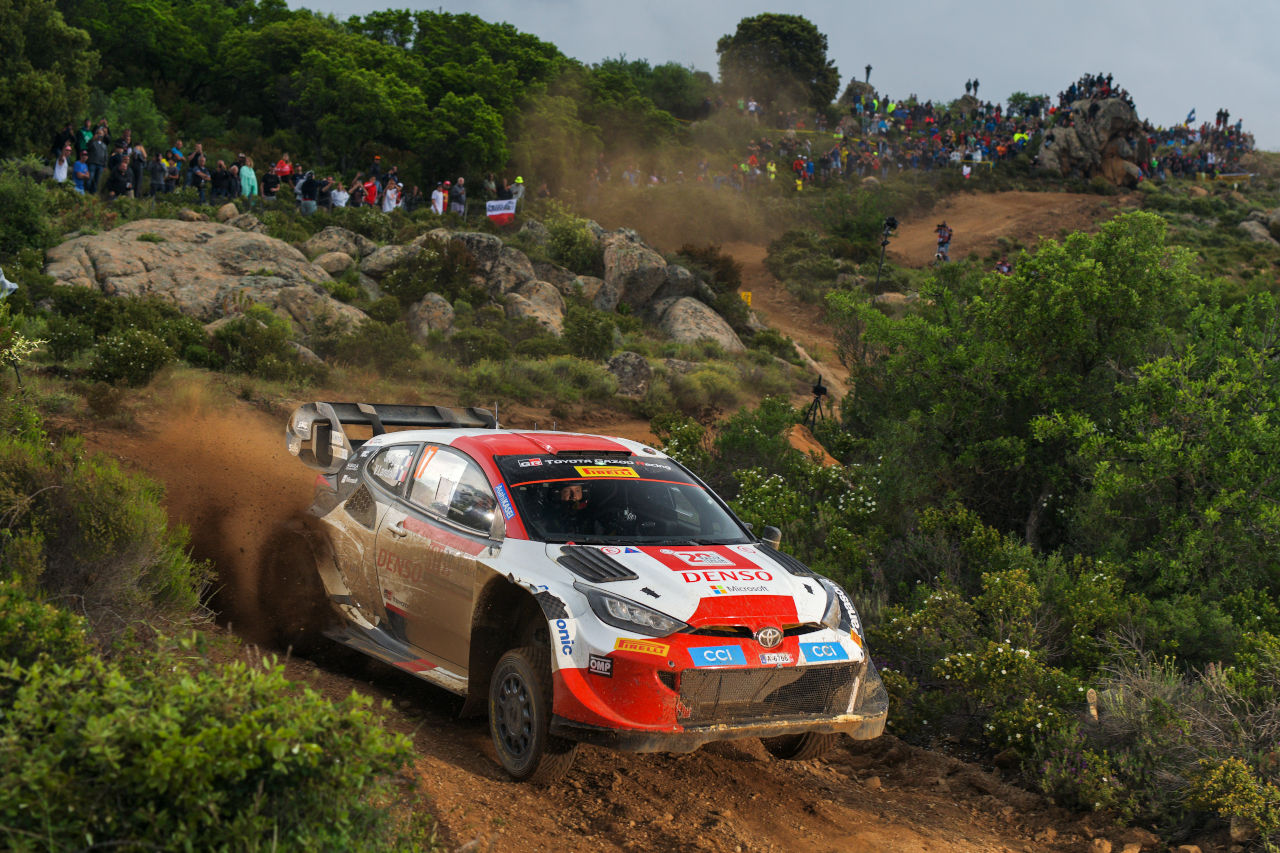 セバスチャン・オジエ（トヨタGRヤリス・ラリー1）　2023年WRC第6戦ラリー・イタリア・サルディニア