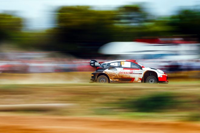 表彰台圏内の総合3番手に浮上したカッレ・ロバンペラ(トヨタGRヤリス・ラリー1) 2023年WRC第6戦ラリー・イタリア・サルディニア