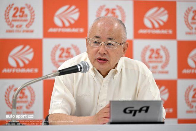 2023スーパーGT第3戦鈴鹿　GTA定例記者会見に出席した坂東正明代表