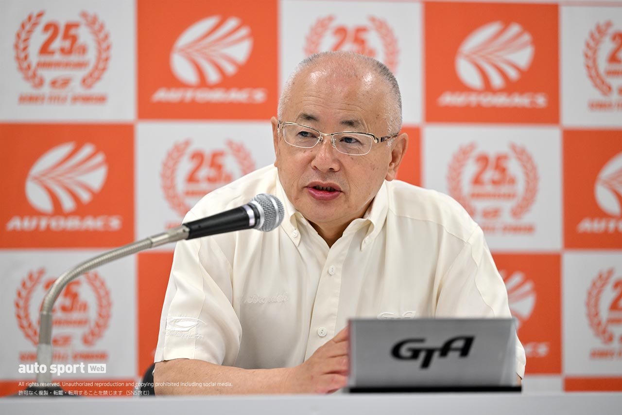 2023スーパーGT第3戦鈴鹿　GTA定例記者会見に出席した坂東正明代表