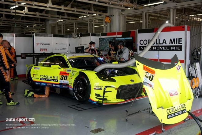 2023スーパーGT第3戦鈴鹿　ピットスタートとなったapr GR86 GT