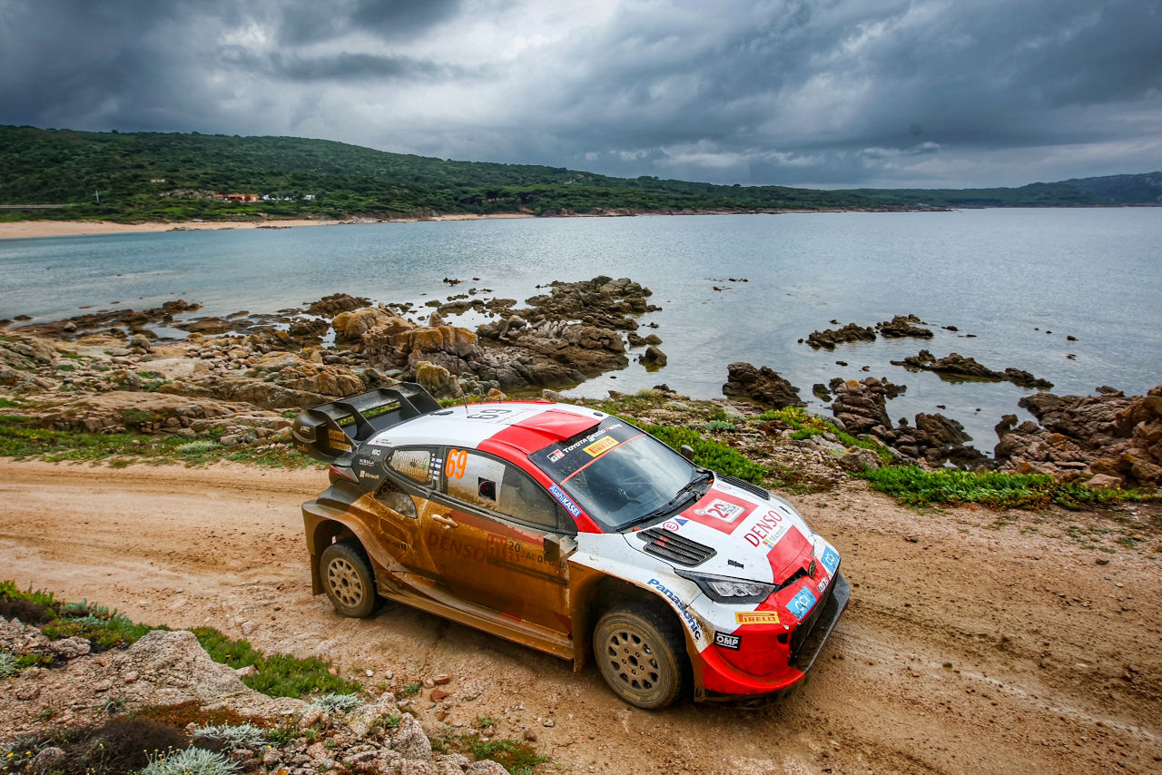 カッレ・ロバンペラ／ヨンネ・ハルットゥネン組（トヨタGRヤリス・ラリー1）　2023年WRC第6戦ラリー・イタリア・サルディニア