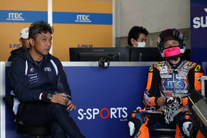 藤原克昭監督、渥美心（S-PULSE DREAM RACING・ITEC）／2023全日本ロード第2戦鈴鹿2&4