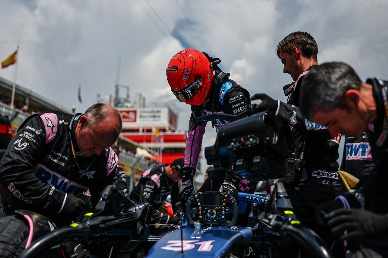 2023年F1第8戦スペインGP　エステバン・オコン（アルピーヌ）