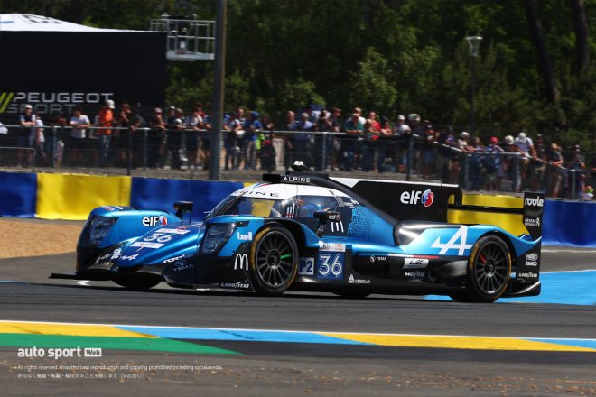 ＃36 オレカ07・ギブソン（LMP2）アルピーヌ・エルフ・チームM.バキシビエール／C.ミレッシ／J.カナル