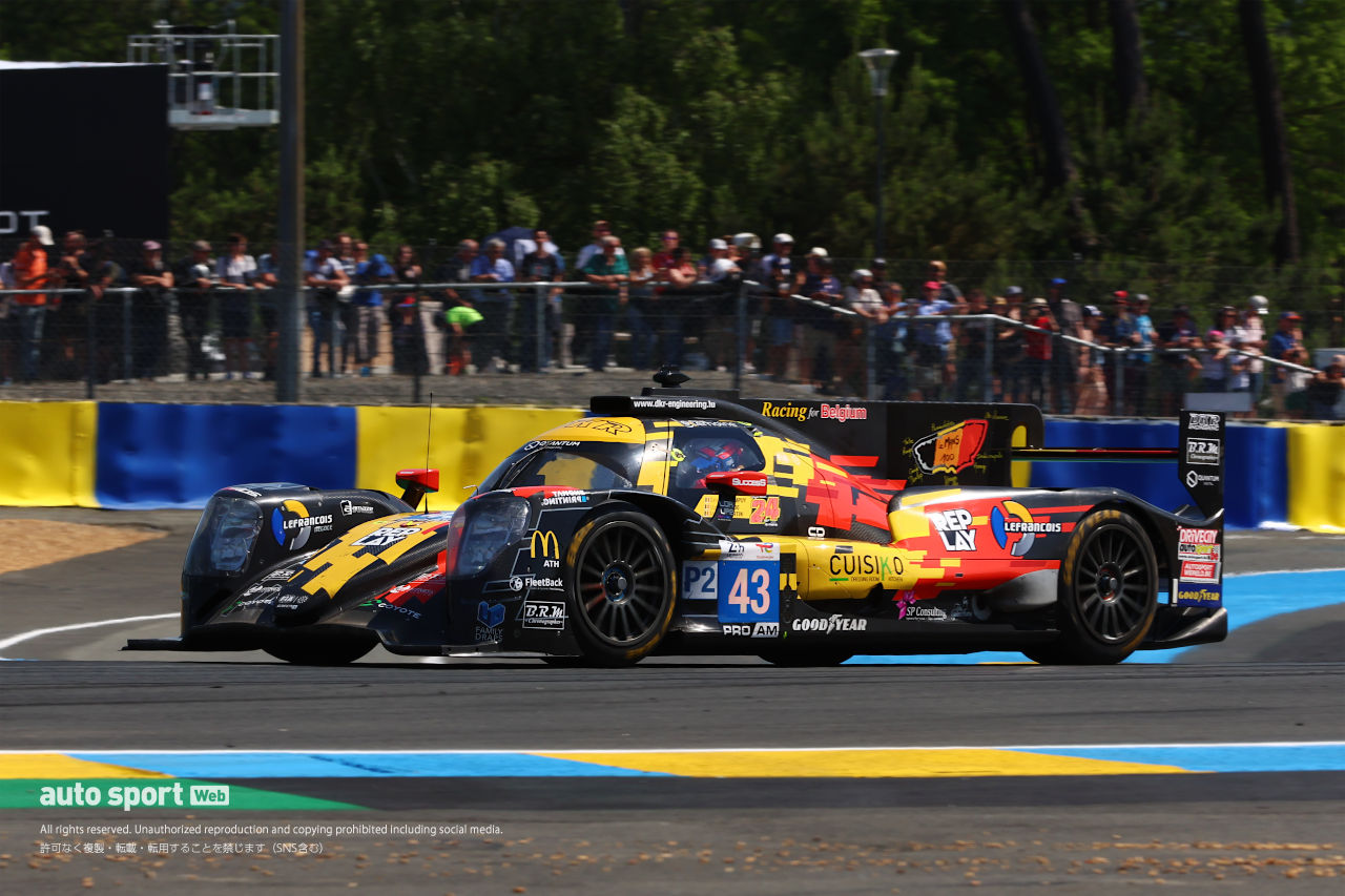 ＃43 オレカ07・ギブソン（LMP2プロ・アマ）DKRエンジニアリングT.バン・ロンプイ／U.デ・ウィルデ／M.マルタン