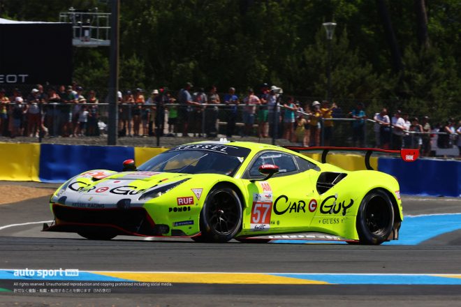 ＃57 フェラーリ488 GTEエボケッセル・レーシング木村武史／G.ハファカー／D.セラ