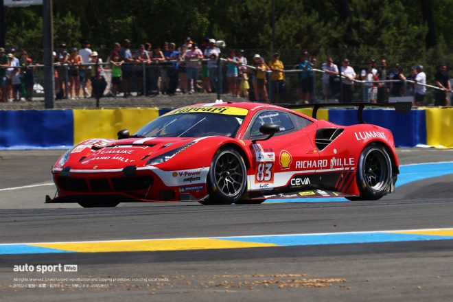 ＃83 フェラーリ488 GTEエボリチャール・ミル・AFコルセL.P.コンパンク／A.ロベラ／L.ワドゥ