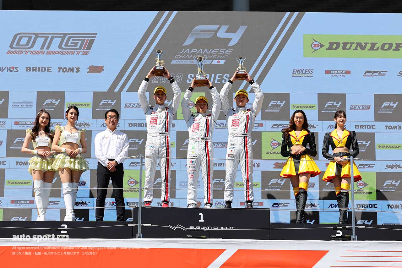 2023FIA-F4第4戦鈴鹿の表彰式