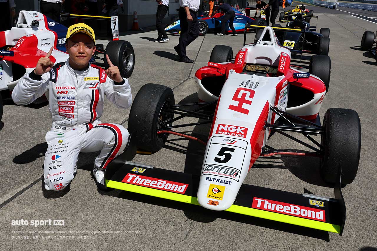 2023FIA-F4第4戦鈴鹿を制した三井優介（HFDP RACING TEAM）