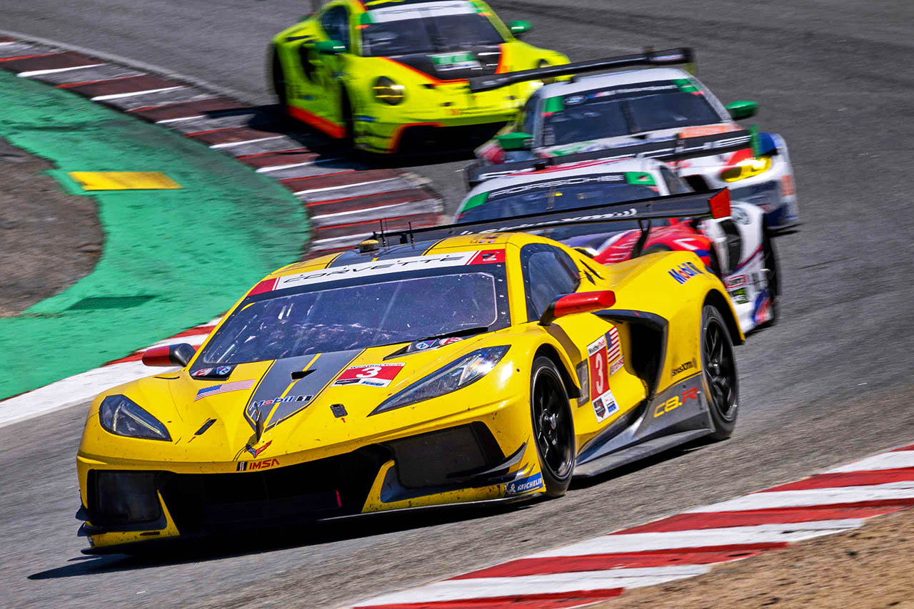 コルベット・レーシングの3号車シボレー・コルベットC8.R GTD　2023年IMSA第4戦ラグナ・セカ
