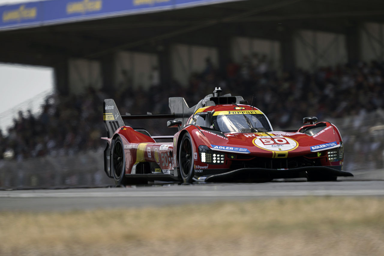 ル・マン24時間FP3でトップタイムを記録したフェラーリAFコルセの50号車フェラーリ499P