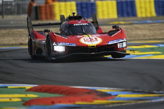 フロントロウの2番手から決勝レースをスタートする51号車フェラーリ499P（フェラーリAFコルセ）　2023年WEC第4戦ル・マン24時間レース