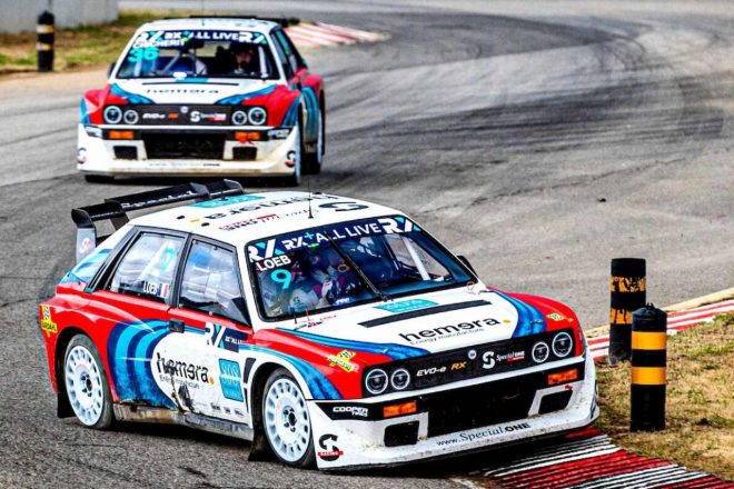 WRC黄金期の伝説的なGr.A時代にインスピレーションを得た、象徴的でレトロなカラーリングをまとった『Special ONE Racing』の新型フルEV車両『Lancia Delta Evo-e RX（ランチア・デルタEvo-e RX）』