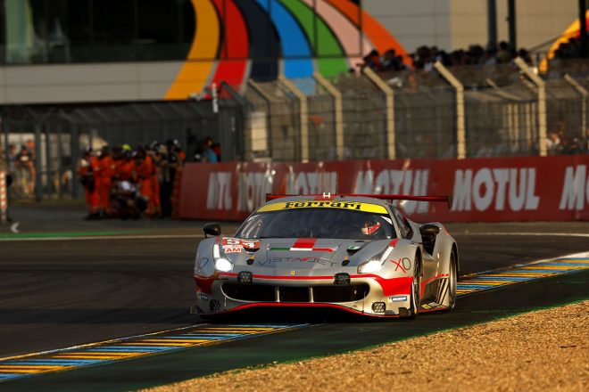54号車フェラーリ488 GTEエボ（AFコルセ）　2023年WEC第4戦ル・マン24時間レース